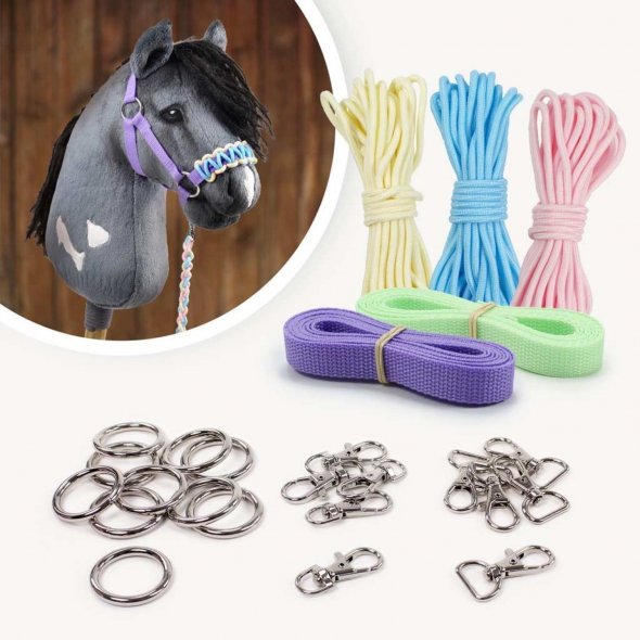 Kullaloo Hobby Horse Halfter Material-Set pastell