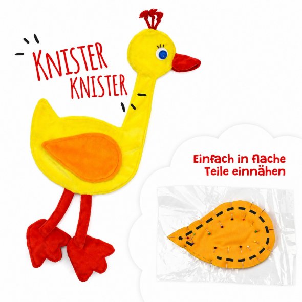Go Handmade Knisterfolie (40 x 40 cm / 3er Set) zum Einnähen