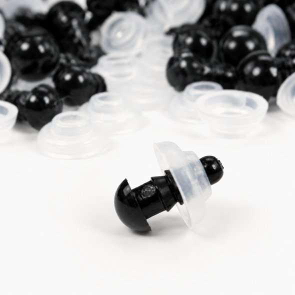 Go Handmade Sicherheitsaugen Set schwarz (Ø 6 mm / 20 Paar)