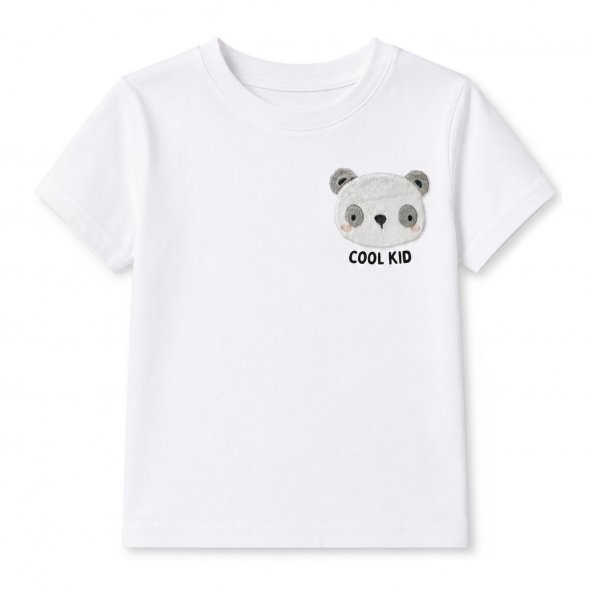 Paul und Clara Teddy Patch Iron-On Panda