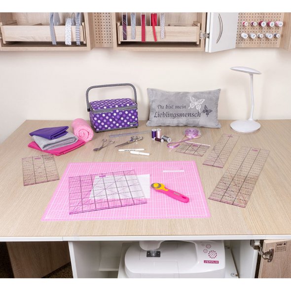 Semplix Schneidematten-Set pink/lila A2 (Matte 60 x 45 cm)