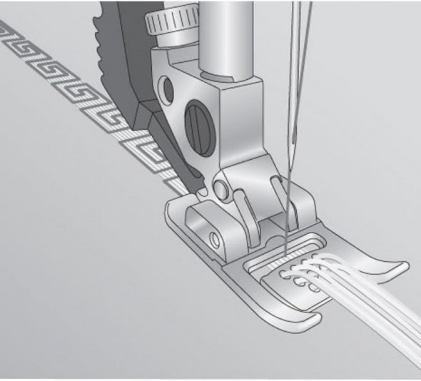 Pfaff 7/9 Lochfuß (auch für IDT-System)