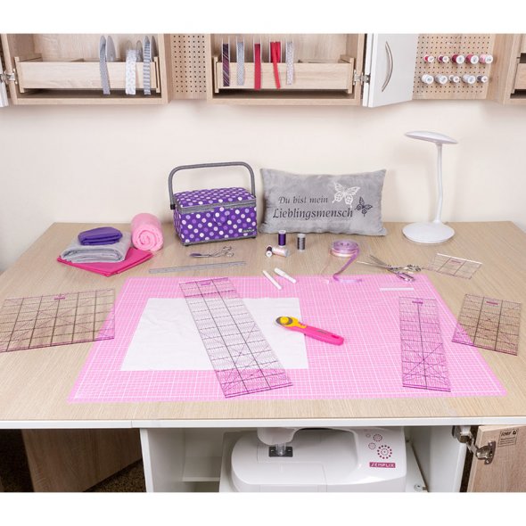 Semplix Schneidematten-Set A1 pink/lila (Matte 90 x 60 cm)
