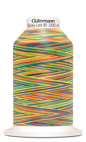 Gütermann Display Bulky-Lock No.80 Multicolour-1 (6 Farben/ 30 x 1000 m)