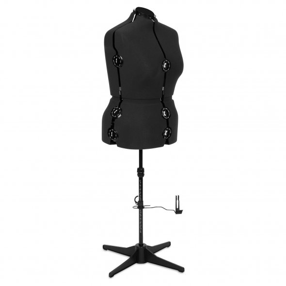 Schneiderpuppe/ Schneiderbüste DIANA "D" XL schwarz (verstellbar)