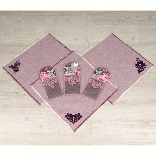 Windesign Stickmuster USB "Besteck Etui" (6 Stickmuster Lace/ in the hoop)