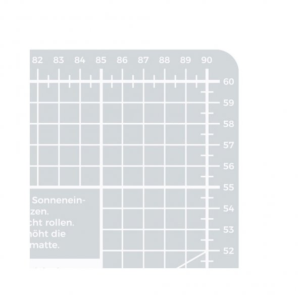 Semplix Schneidematte hellgrau-grau (90 x 60 cm/ 35 x 24 inch) A1