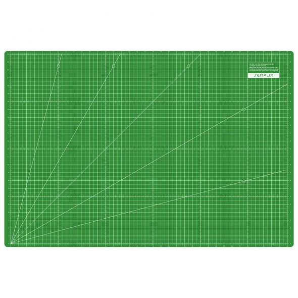Semplix Schneidematten-Set A1 hellgrün/ grün + GRATIS Prym Aqua-Trickmarker