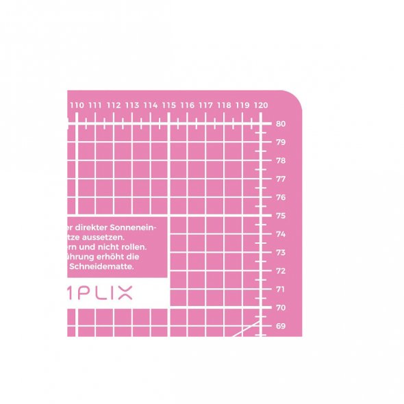 Semplix Schneidematte pink-lila (120 x 80 cm/ 48 x 32 inch) A0