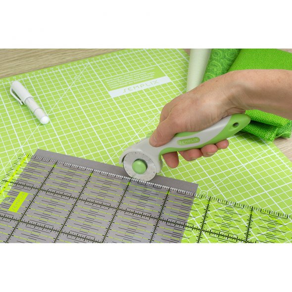 Semplix Rollschneider Maxi Soft Griff (45 mm/ grün)