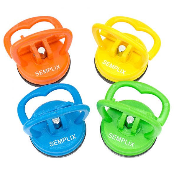Semplix Linealgriff mit Saugnapf (blau)