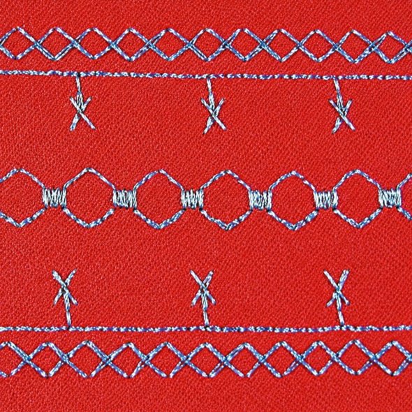 Bernina Nr. 34D Rücktransportfuß mit transparenter Sohle