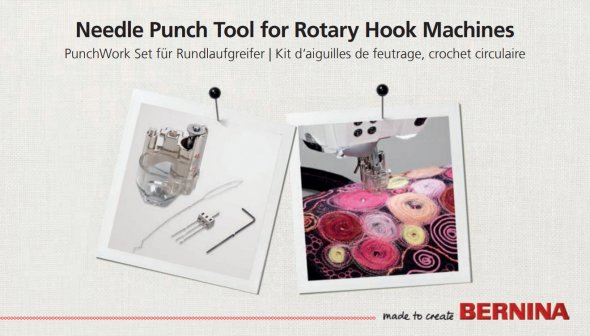 Bernina PunchWork Tool Kit (für Rundlaufgreife/ B9-/  Bernina-Greifer)