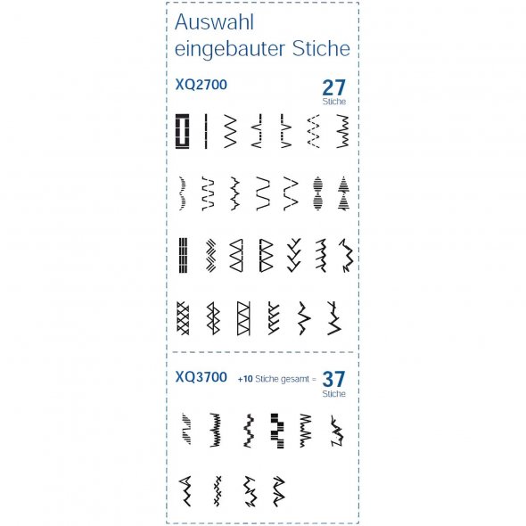 Brother XQ-3700 mechanische Nähmaschine