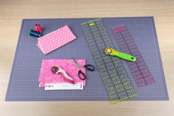 Schneidematte transparent A1 (90 x 60 cm Skalierung in cm einseitig)