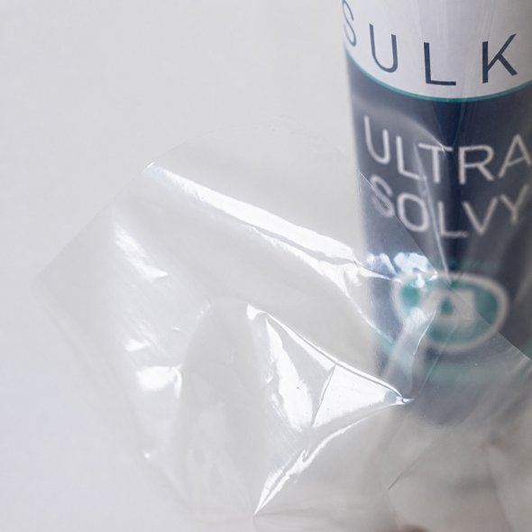 SULKY Ultra Solvy (25 cm x 5 m/ transparent/ warmwasserlösliche Folie)