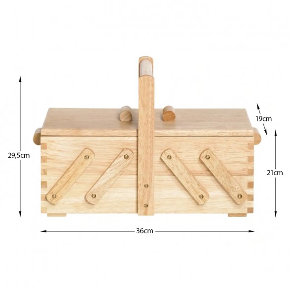 Prym Nähkasten Holz S (hell)
