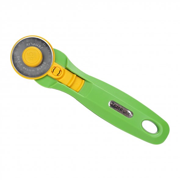 Semplix Rollschneider Maxi (für Links + Rechtshänder/ 45 mm/ grün)