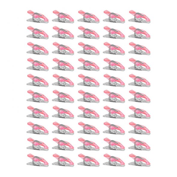 Wonder Clips Stoffklammern mini (50 St./ 6 Farben) red