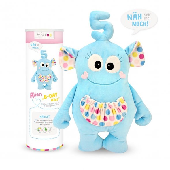 Kullaloo Materialset Alien B-Day Bibs (türkis/ gepunktet)