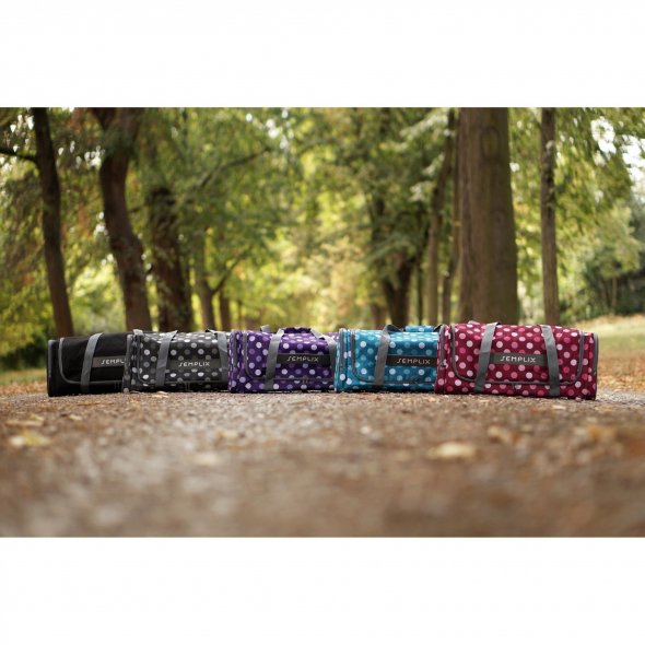 Semplix Plottertasche Polka Dots (anthrazit/ grau/ 62 x 22 x 25 cm)