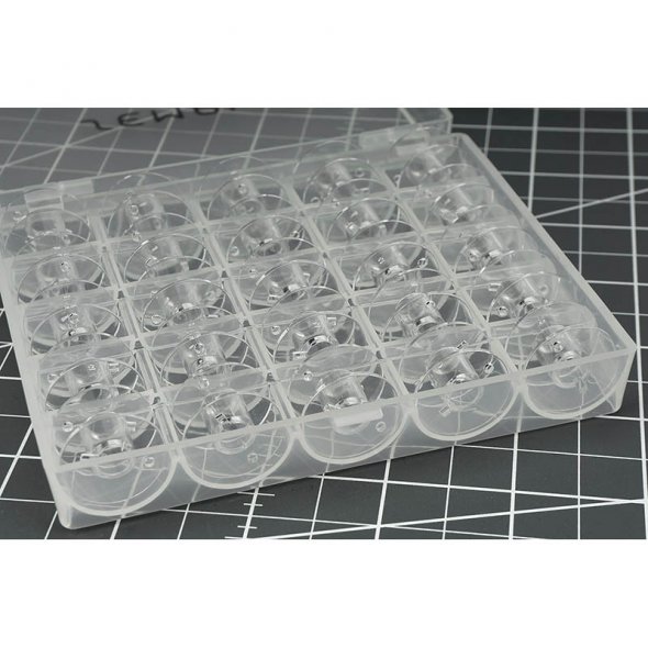 Semplix Spulenbox mit 25 Kunststoff Spulen CB (11,5 mm/ universal)