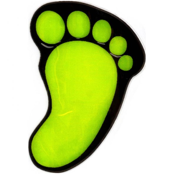 Kleiber Reflex-Sticker Füße (selbstklebend/ 3 Farben / je 4 Sticker)