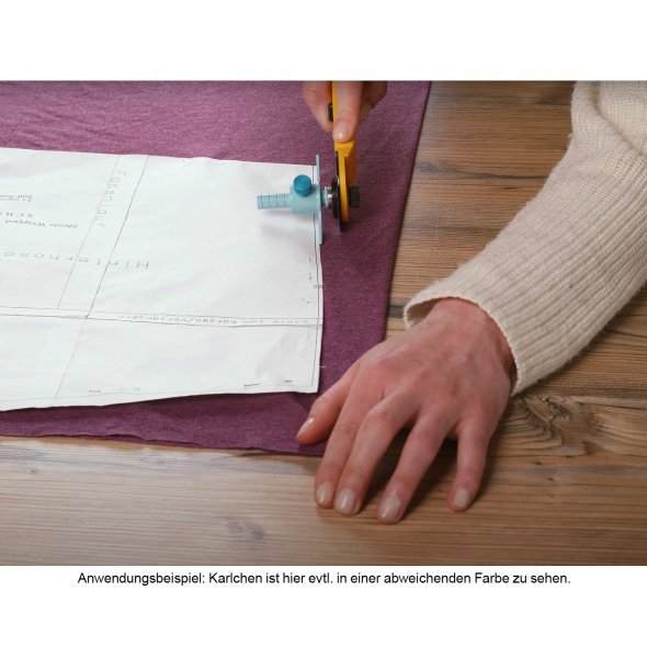 Karlchen für Rollschneider (versch. Farben/ Aluminium/ pulverbeschichtet)