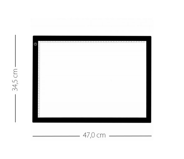 Purelite LED Ultra-Thin Light Box A3 (47,0 x 34,5 x 0,5 cm)