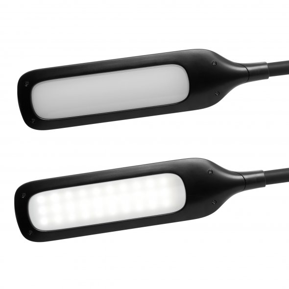 Lumina LED Stehlampe (schwarz/ dimmbar/ Standfuß/ mit Fernbedienung)