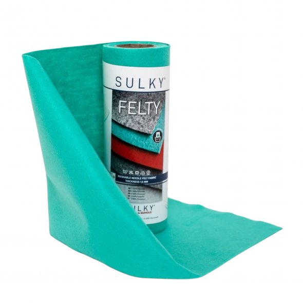 SULKY Felty - Stickfilz uni (Polyester/ 1,5 mm/ Rolle/ versch. Farben)