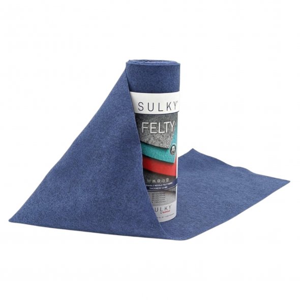 SULKY Felty - Stickfilz meliert (Polyester/ 1,5 mm/ Rolle/ versch. Farben)