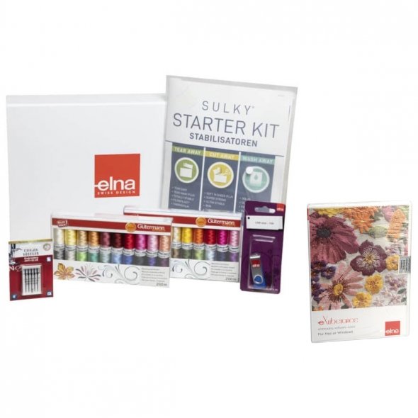 Elna eXpressive 830L Stickmaschine - mit Kreativ-Komplett-Set GRATIS