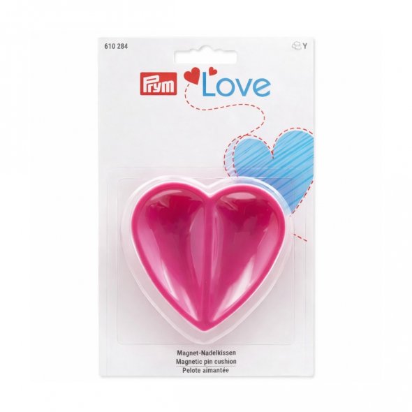 Prym Love Magnet-Nadelkissen Herz (pink / 80 x 80 x 26 mm)