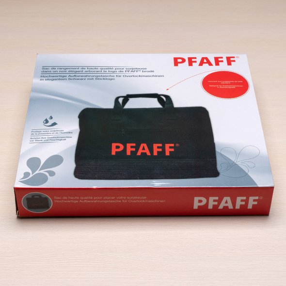 Pfaff Overlocktasche (schwarz/ rot)