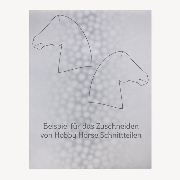 Kullaloo Hobby Horse Stoff Apfelschimmel (1,5 mm SuperSoft SHORTY/ 100 x 75 cm)