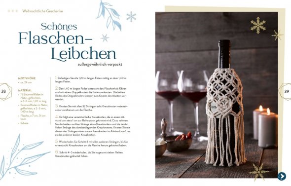 Topp Weihnachtliches Makramee