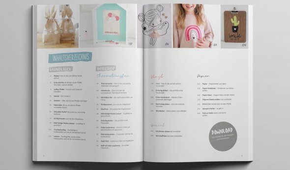 Plotter 1x1 Softcover Buch - Workshop für den Einstieg mit dem Silhouette Plotter