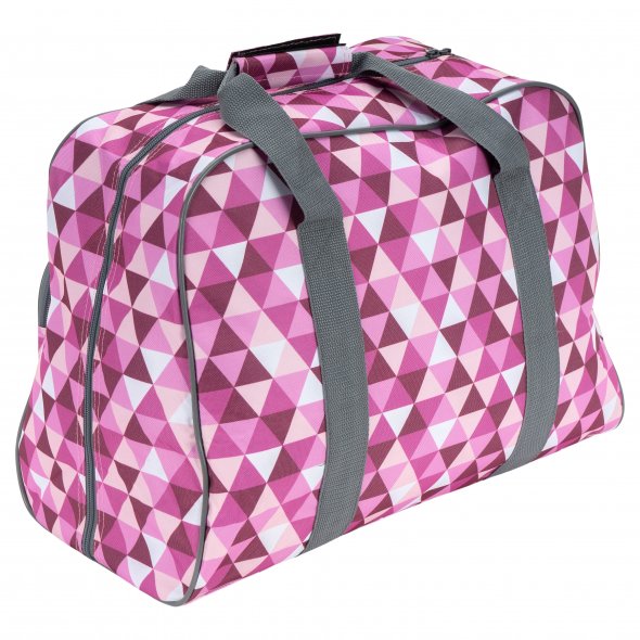 Semplix Nähmaschinentasche Diamond Design (beere/rosa)