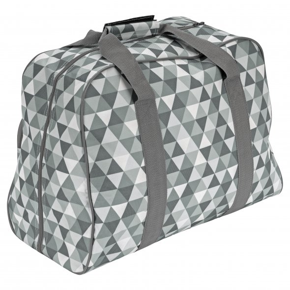 Semplix Nähmaschinentasche Diamond Design (stein/grau)