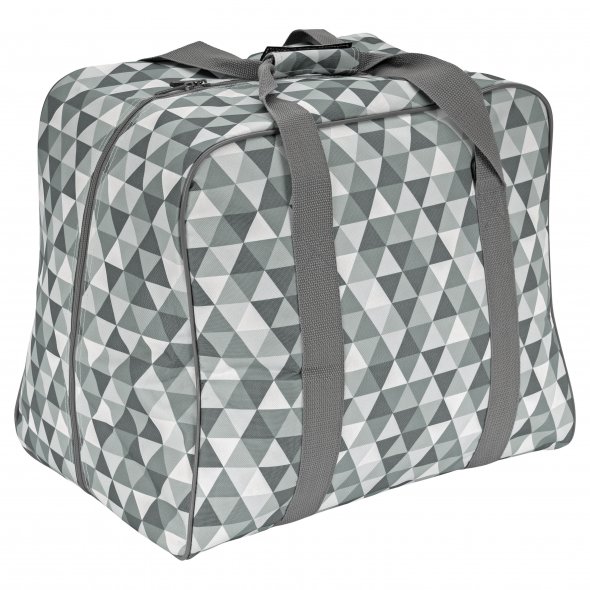Semplix Overlocktasche Diamond Design (stein/grau)