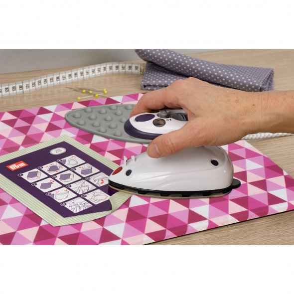 Semplix Bügelunterlage Diamond Design beere/rosa (40 x 30 cm)