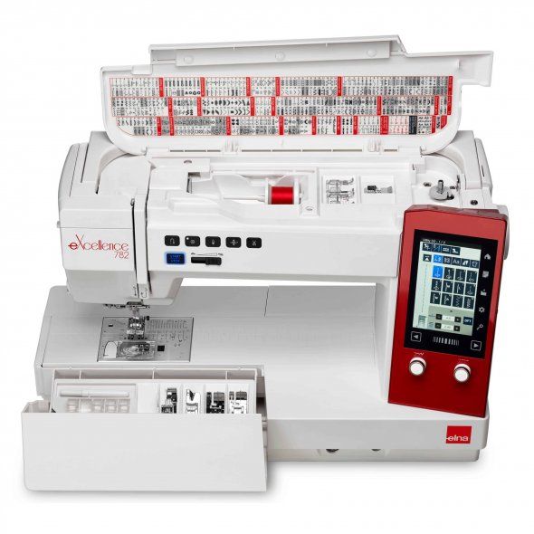 Elna eXcellence 782 Premium Computer Näh- und Quiltmaschine Gebrauchtmodell