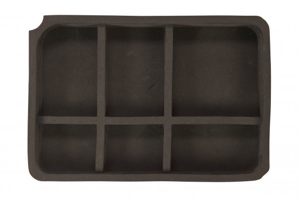 Bernina Zubehörkoffer Overlock (ohne Zubehör/ 3 Einsätze/ 33x15x25 cm/ schwarz)