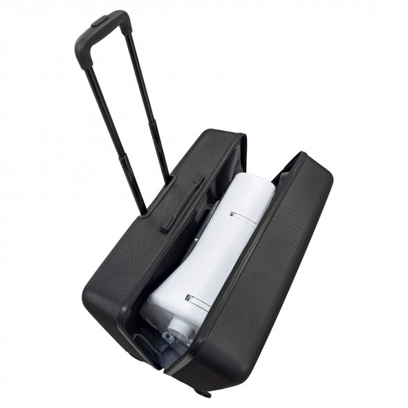 Semplix Nähmaschinentrolley (L / schwarz / Hartschale)