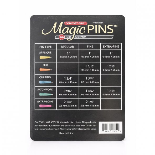 Taylor Seville Magic Pins Sample Card