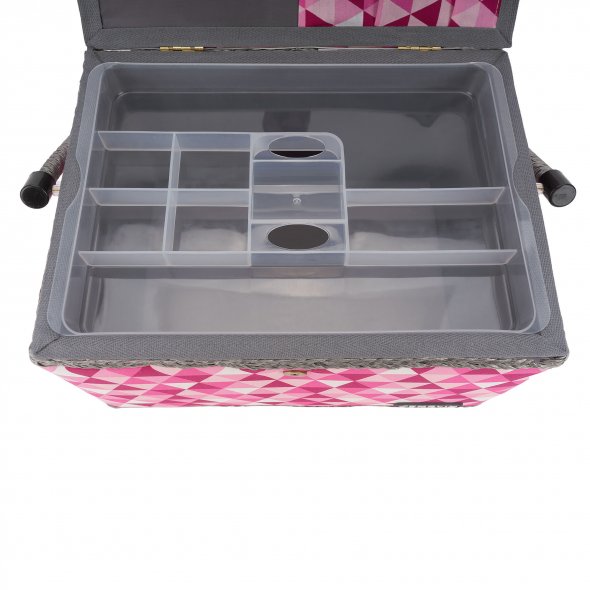 Semplix Nähkorb Diamond (beere/rosa)