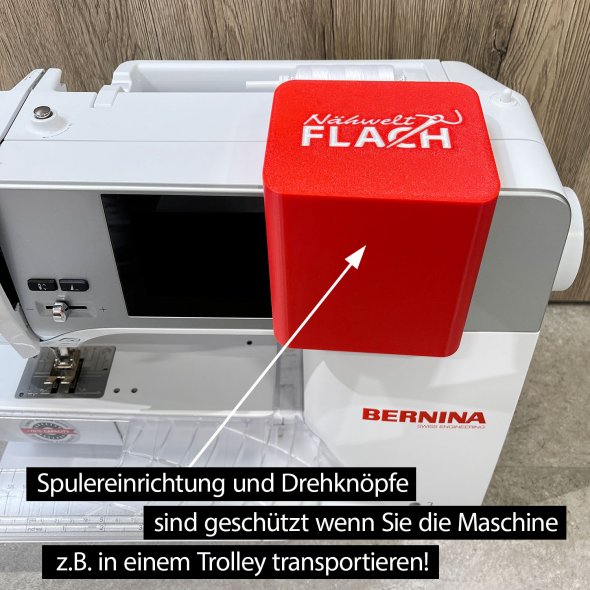 Transportschutz-Sicherung für Bernina 4er Serie (schützt Spulen und Einstellräder)