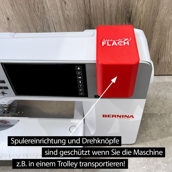 Transportschutz-Sicherung für Bernina 7er Serie (schützt Spulen und Einstellräder)
