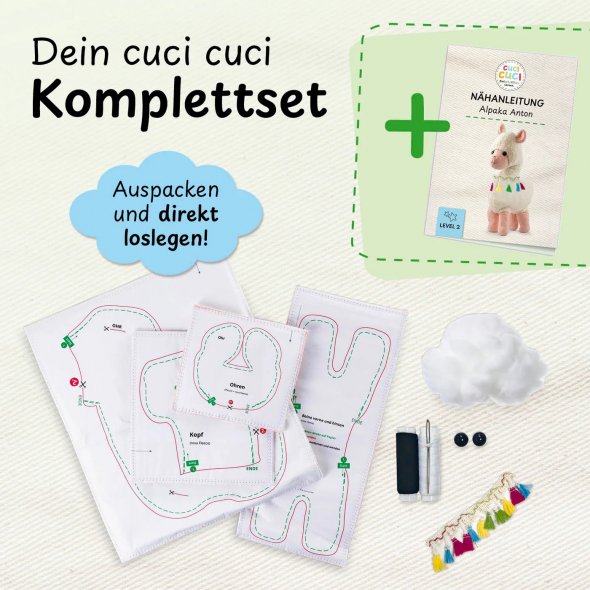 cuci cuci Nähbaukastenset "Alpaka Anton"